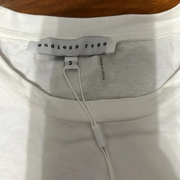 Endless Rose White Ruffle Sleeve Shirt - Picture 3 of 8